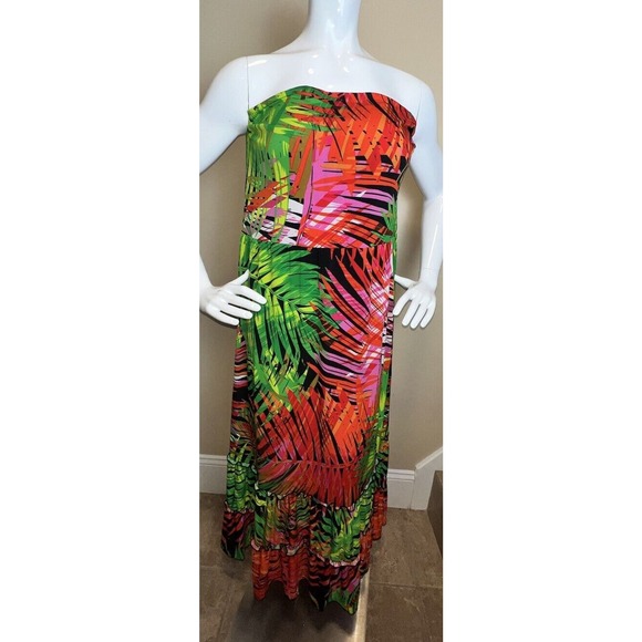Curation Convertible Maxi Dress Tropical XXL - Picture 1 of 1